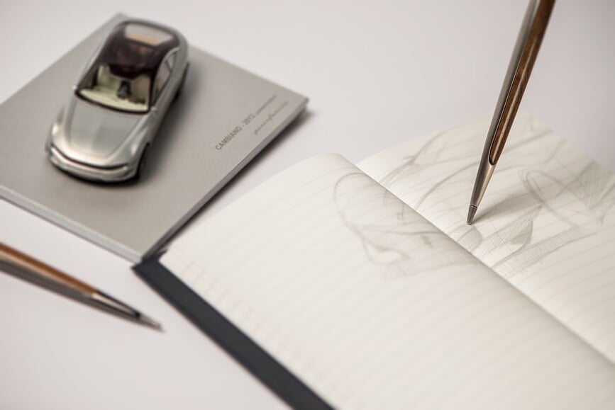 Pininfarina Cambiano Στυλό Αιώνιο, ξύλινο, χρυσό