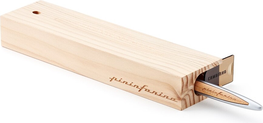 Pininfarina Cambiano Wood Stylo sans encre, doré
