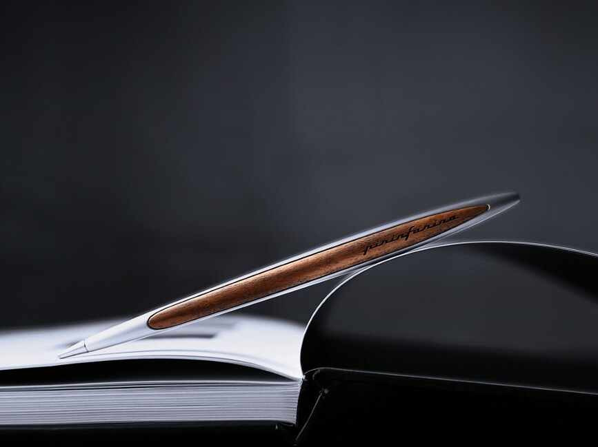 Pininfarina Cambiano Wood Stylo sans encre, doré
