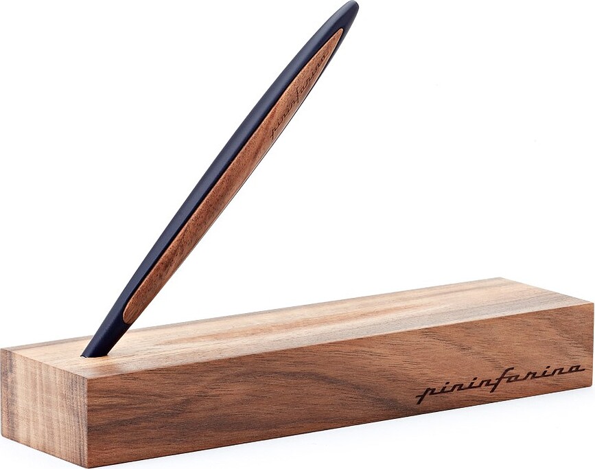 Pininfarina Cambiano Wood Kemični svinčnik, moder