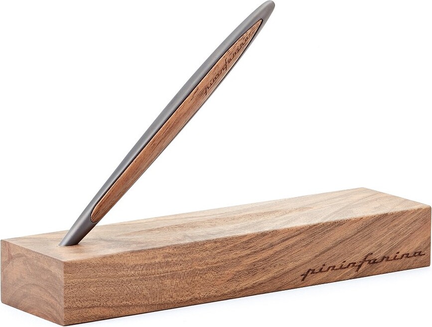 Pininfarina Cambiano Wood Večno pisalo, črno