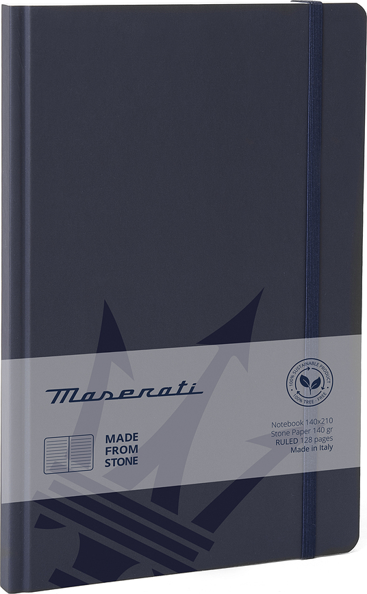 Pininfarina Maserati Carnet en papier de pierre imperméable, A5, 128 pages
