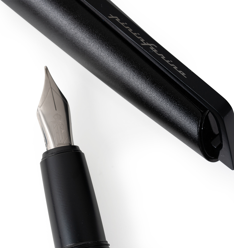 Pininfarina Pf Go Stylo Plume, plume F, noir