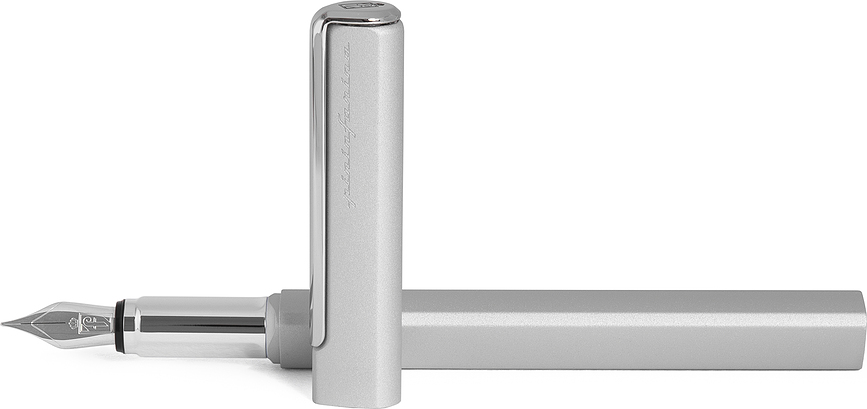 Pininfarina Pf One Stylo Plume, plume M, argent
é
