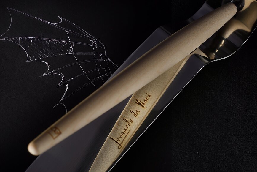 Pininfarina Piuma Stylo Éternel, bois clair