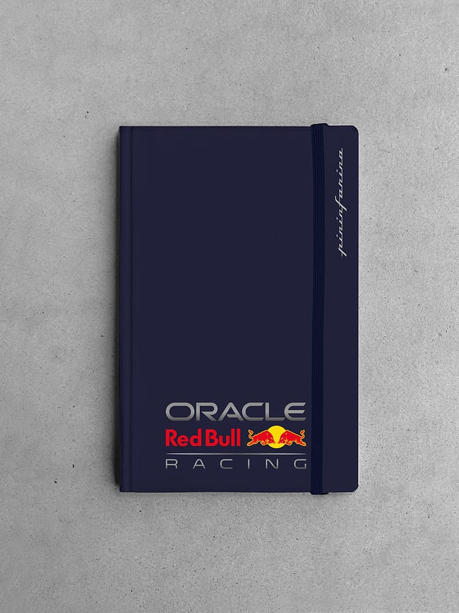 Pininfarina Redbull Full Bilježnica vodootporna od kamena papira linijska A5 128 stranica
