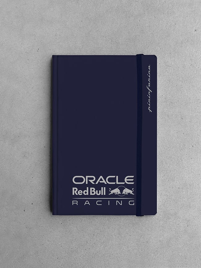 Pininfarina Redbull Full Bilježnica vodootporna od kamena papira linijska A5 128 stranica