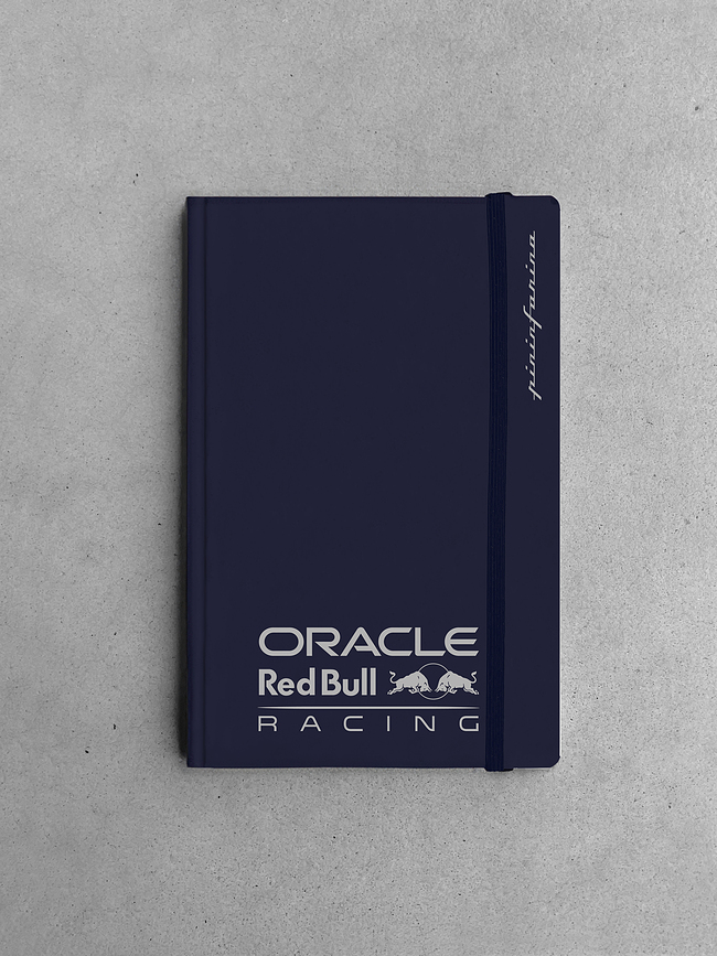 Pininfarina Redbull Full Σημειωματάριο, αδιάβροχο, από πέτρινο χαρτί, με γραμμές, A5, 128 σελίδες