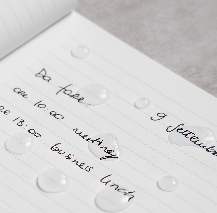 Pininfarina Redbull Full Σημειωματάριο, αδιάβροχο, από πέτρινο χαρτί, με γραμμές, A5, 128 σελίδες