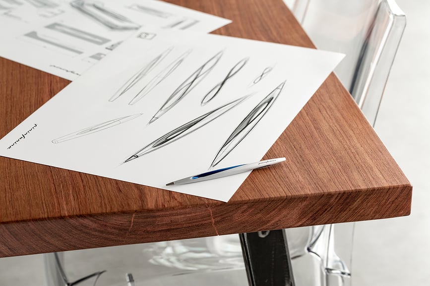 Pluma Estilográfica Aero, roja