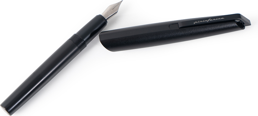 Pluma Estilográfica Pininfarina Pf Go, punta F, negra