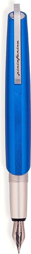 Pluma Estilográfica Pininfarina Pf Go, punta M, azul