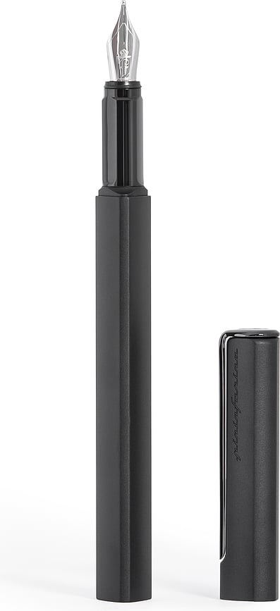 Pluma Estilográfica Pininfarina Pf One, punto M, negra