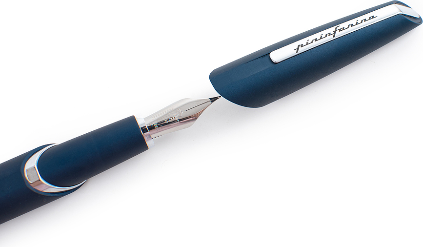 Pluma Estilográfica Pininfarina Pf Two, plumín M, azul oscuro