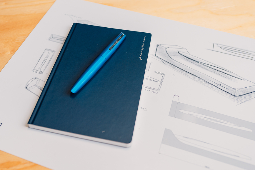 Pluma Estilográfica Pininfarina Pf Two B, azul