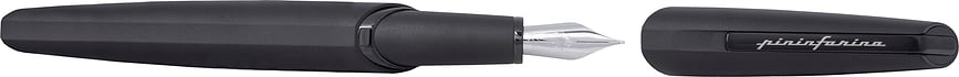 Pluma Estilográfica Pininfarina Pf Two F, negra, punta fina