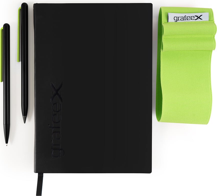 Set de escritura Pininfarina, verde, 4 piezas