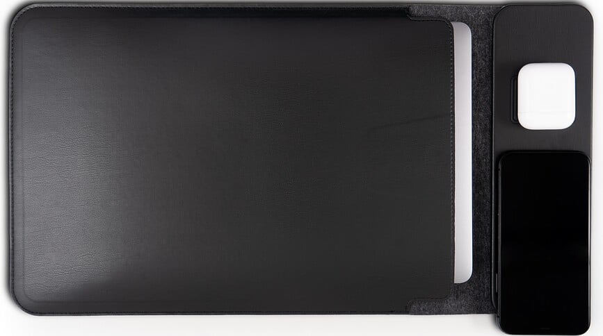 Soporte para portátil con cargador Pininfarina, negro