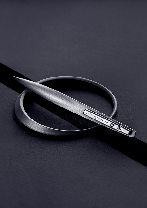 Space Stylo Plume, noir