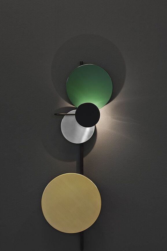 Aplique de pared Planet, rosa