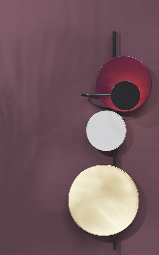 Aplique de pared Planet, rosa