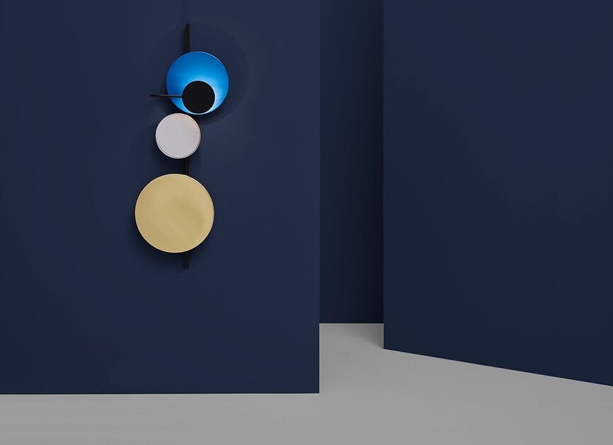 Aplique de pared Planet, rosa