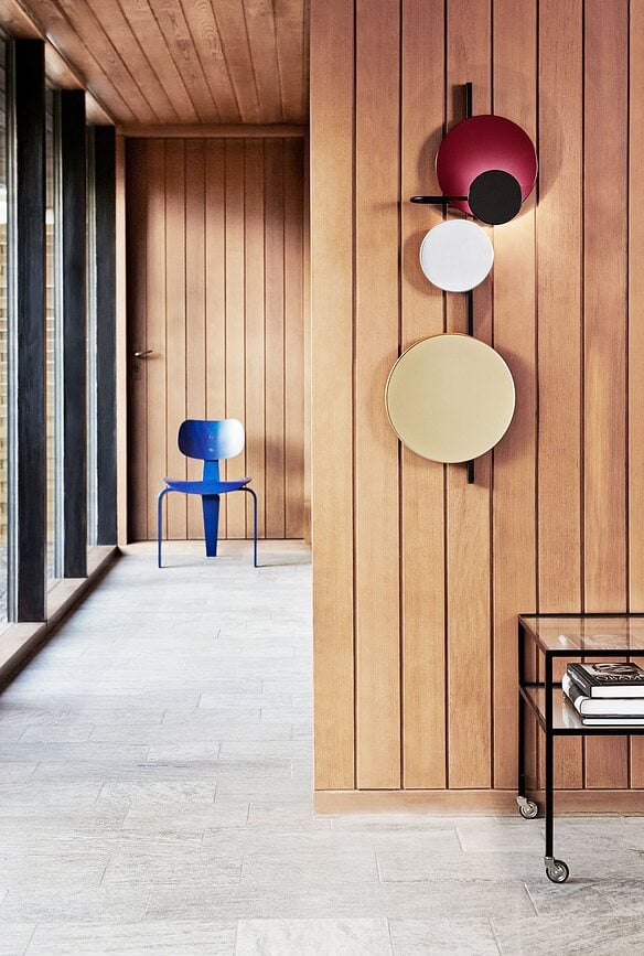 Aplique de pared Planet, rosa