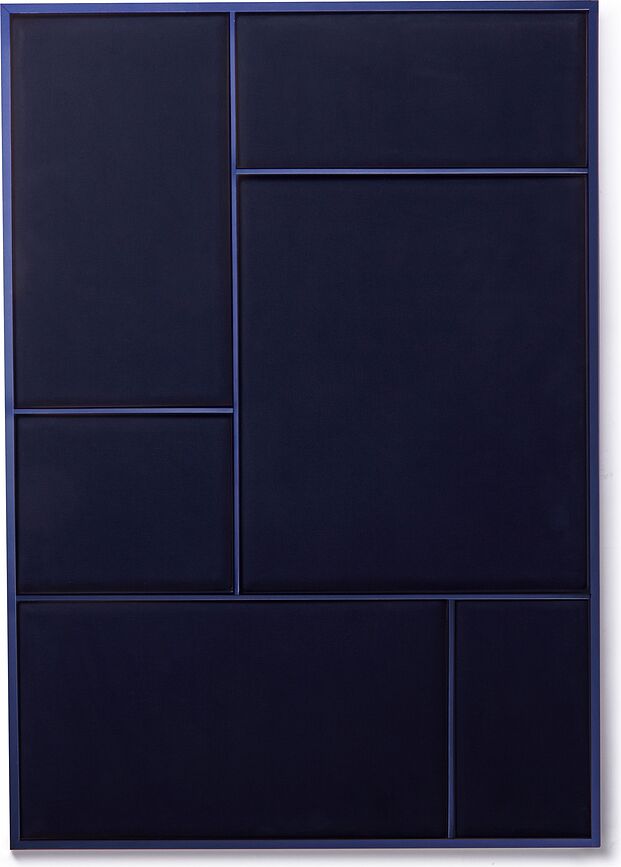Nouveau Pin Panel zidni tapecirani L plavi