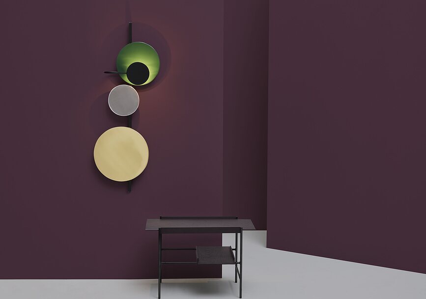 Planet Lampe murale, rose