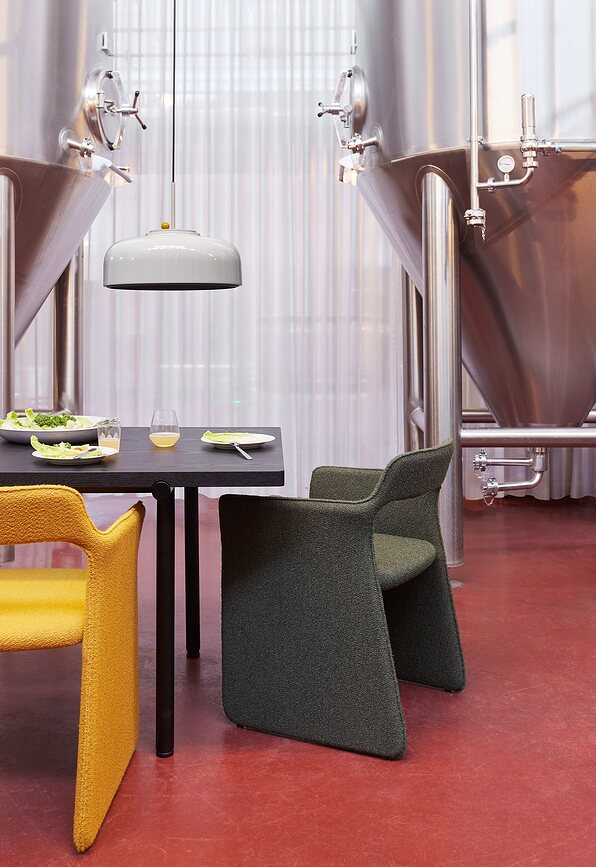 Podgy Viseča svetilka, siva