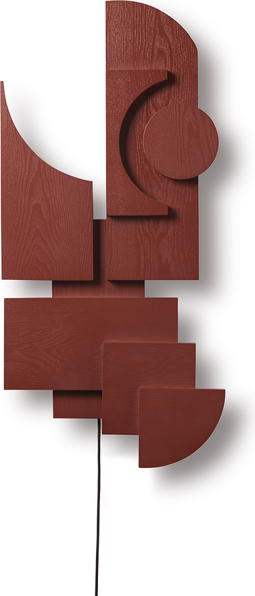 Totem Deco Φωτιστικό Τοίχου, κόκκινο