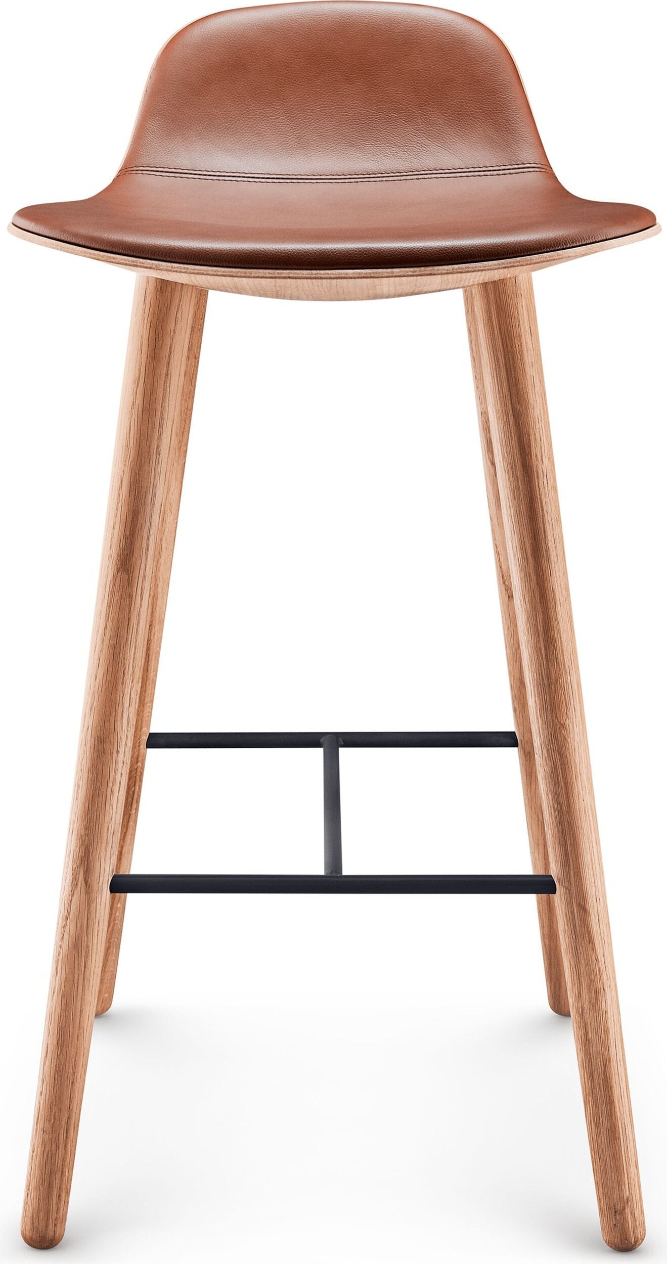 Yuuga Barhocker 75 cm, cognacfarben