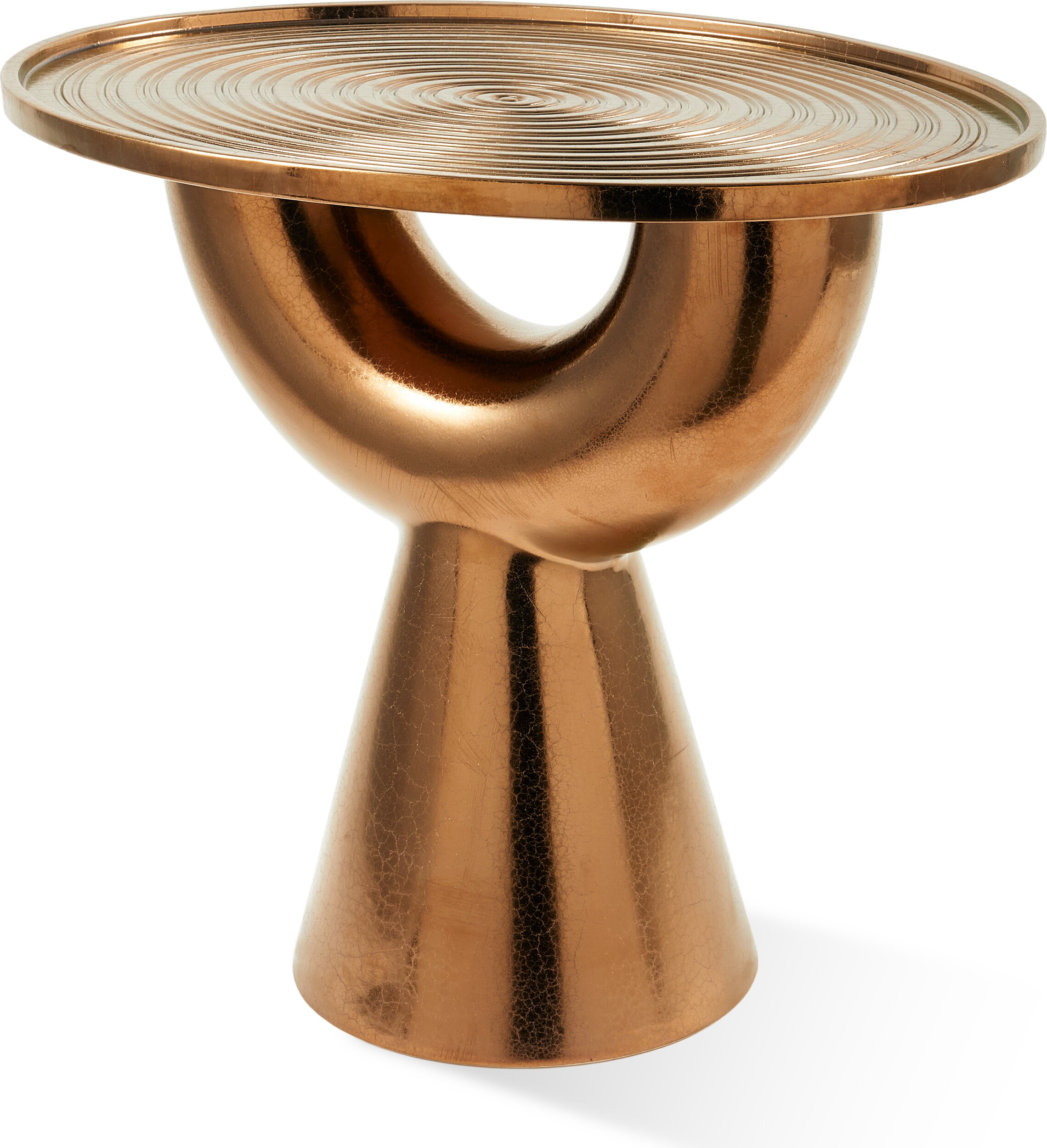 Anish Beistelltisch 50 cm, Kupfer
