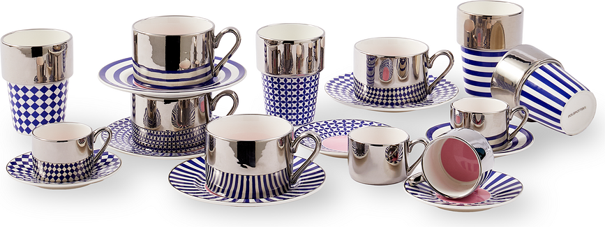 Aunty Mugs 300 ml, 4 pcs.