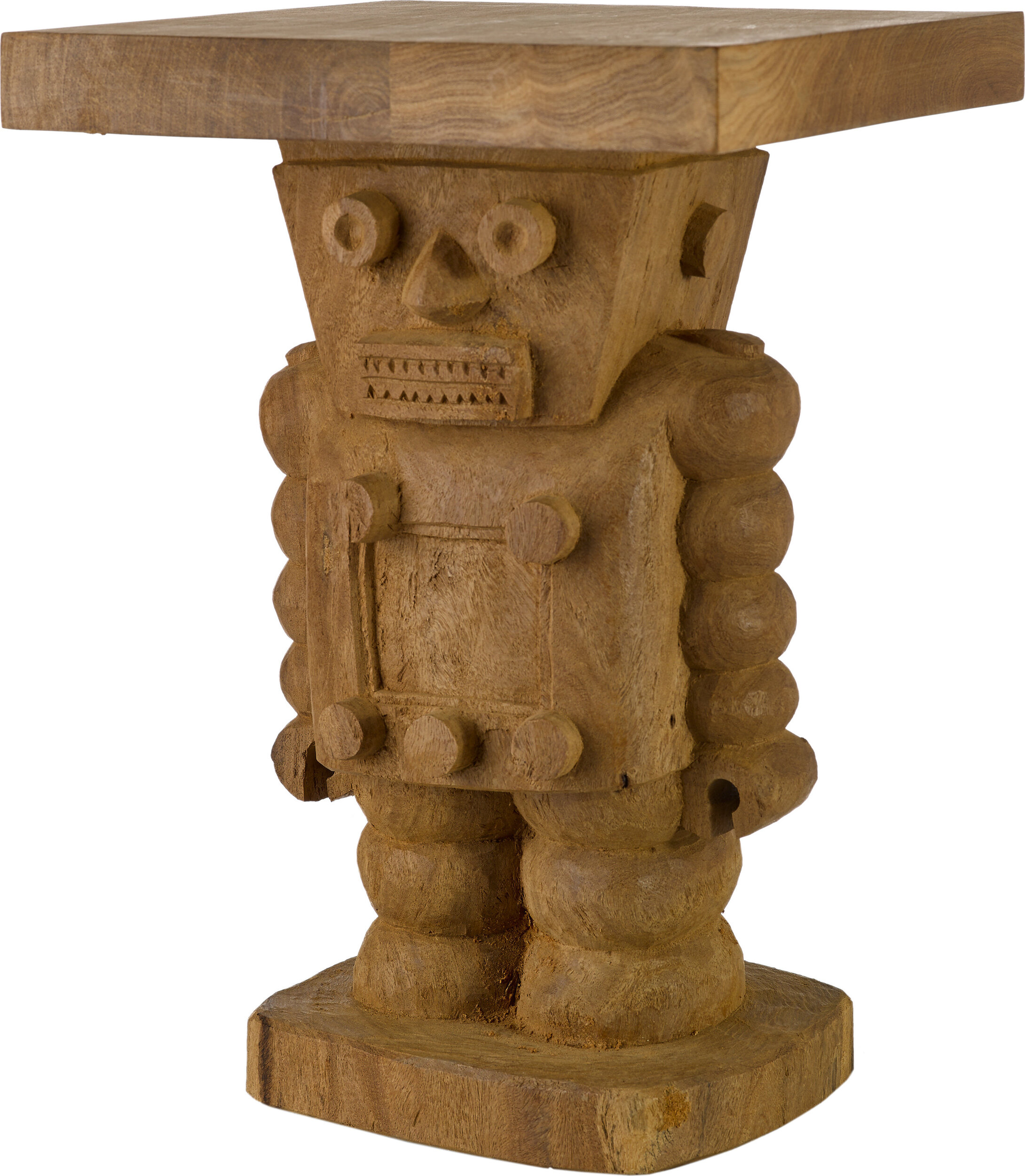 Beistelltisch Robot 40 x 40 cm, Naturholz