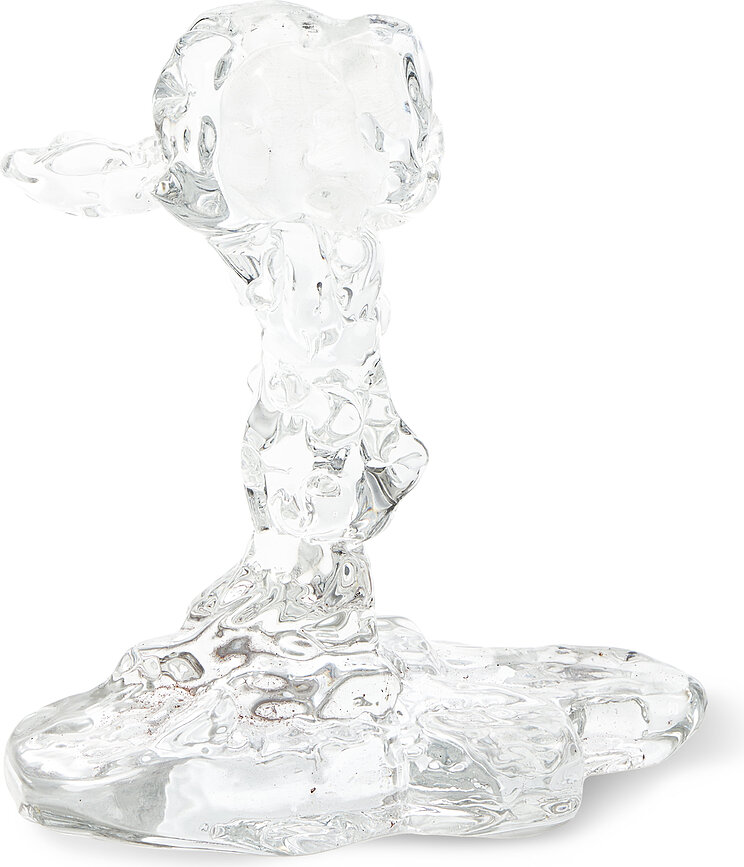 Bougeoir pour bougie classique Drip, transparent