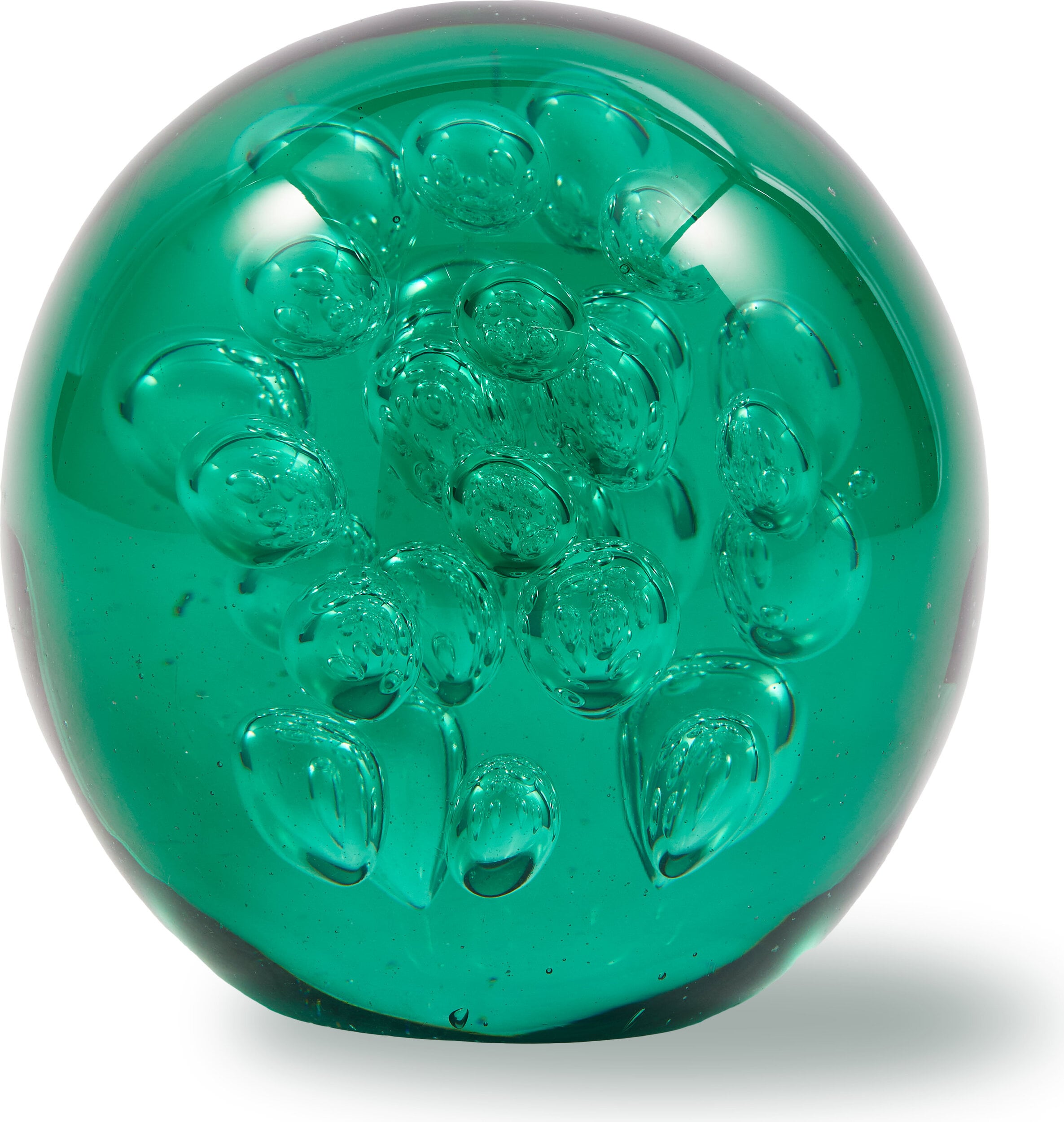 Bubble Glass Ball Glasdekoration 12 cm, grün