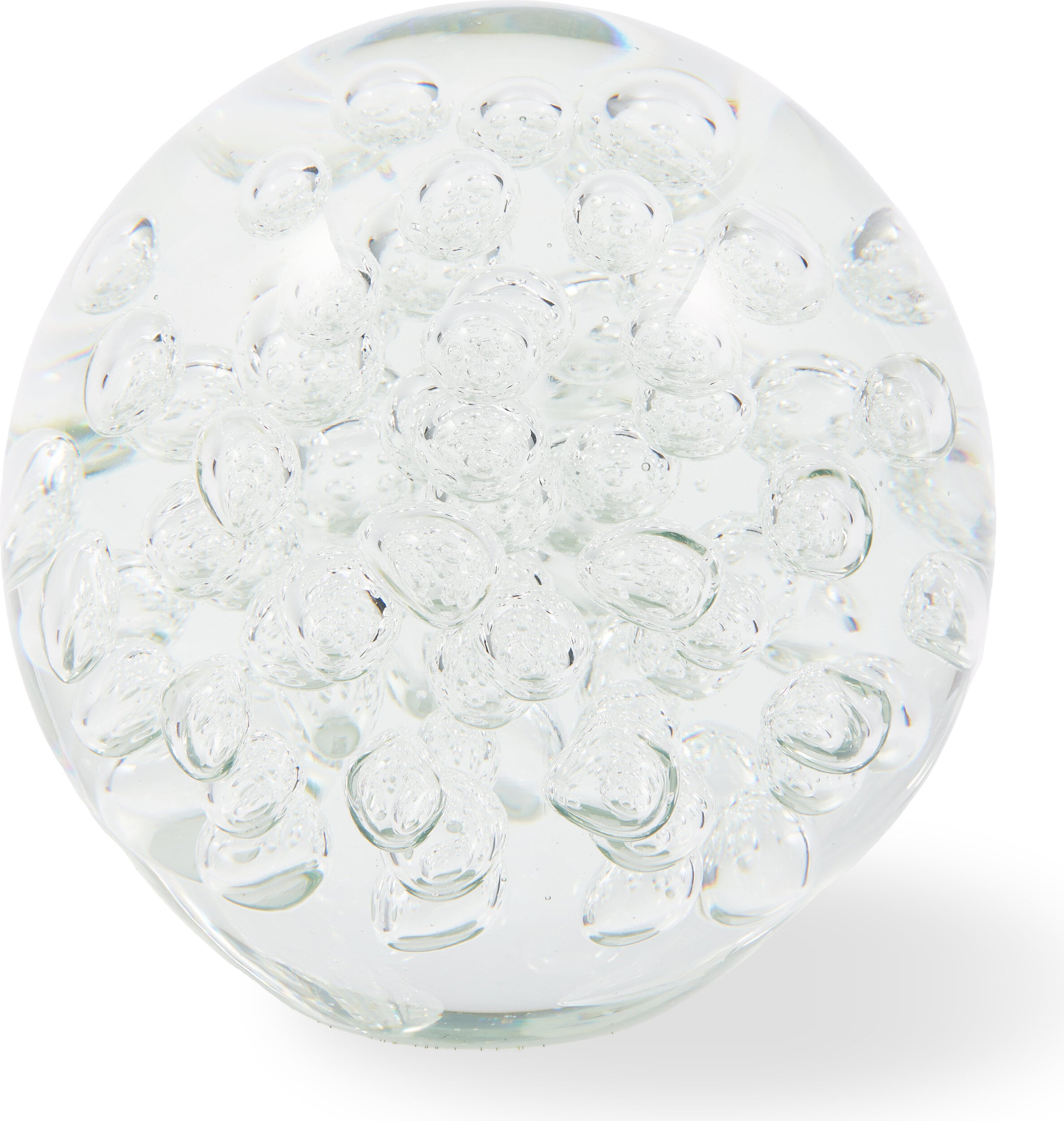 Bubble Glass Ball Glasdekoration 17 cm, transparent