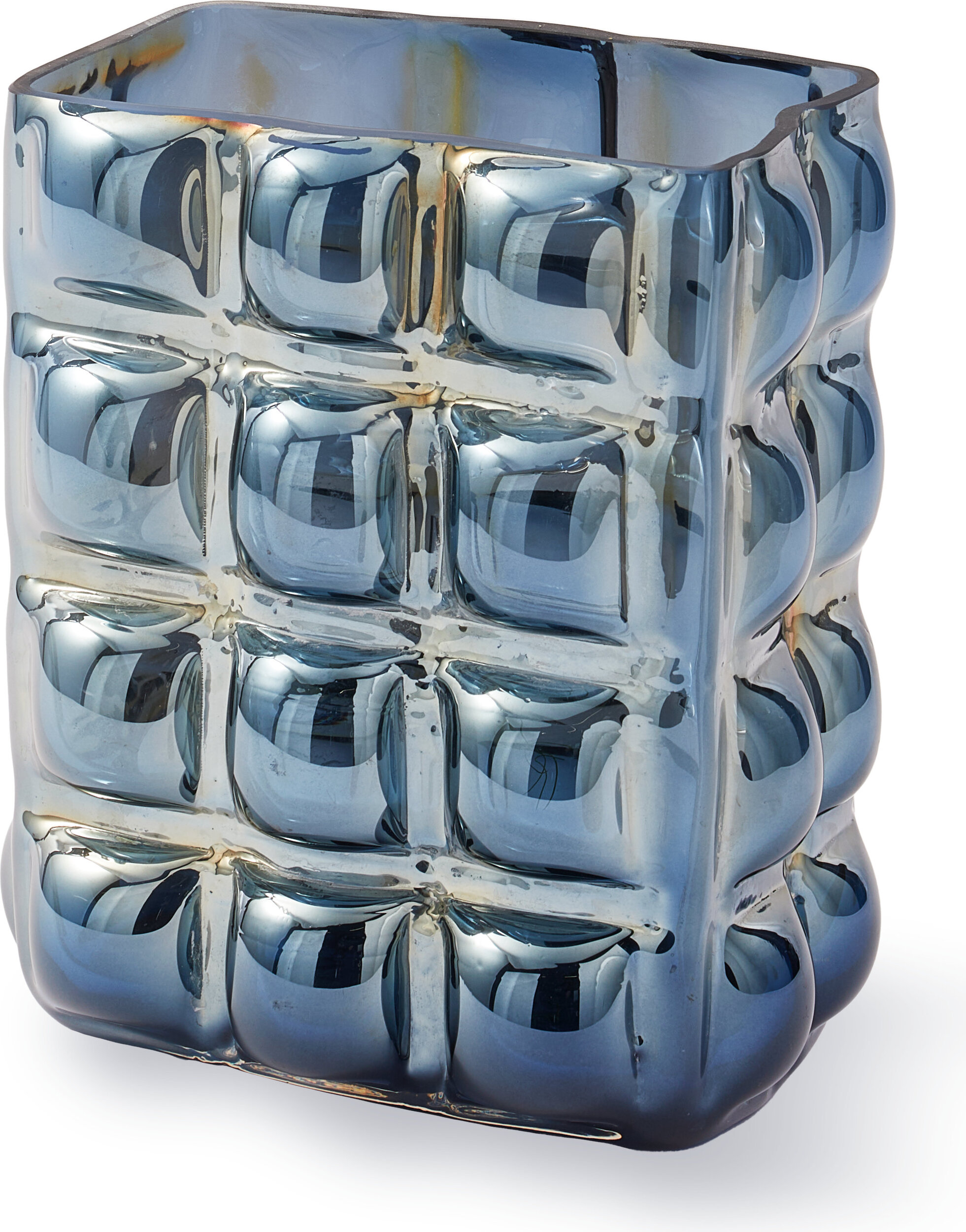 Bubble Glasvase 26,5 cm, marineblau