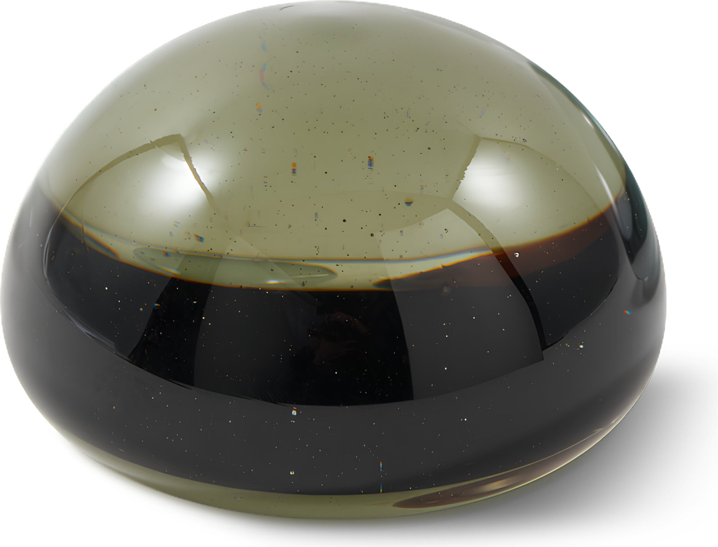 Calming Pebbles Glasdekoration 6 cm, grau