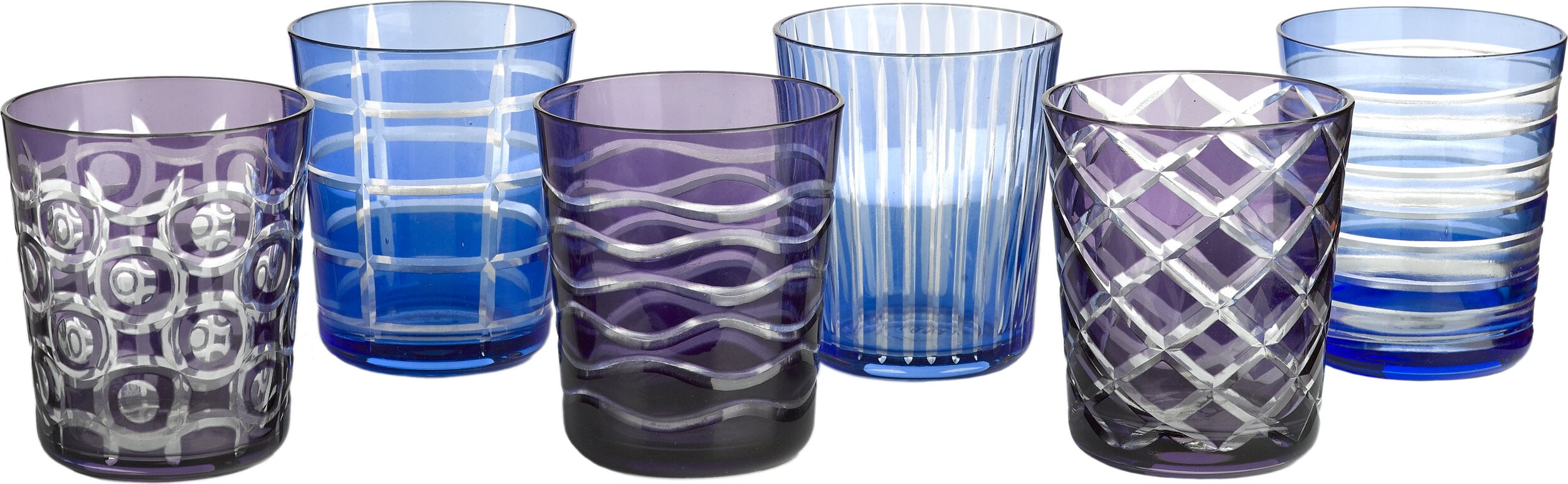 Cobalt Mix Gläser 250 ml, 6 St.