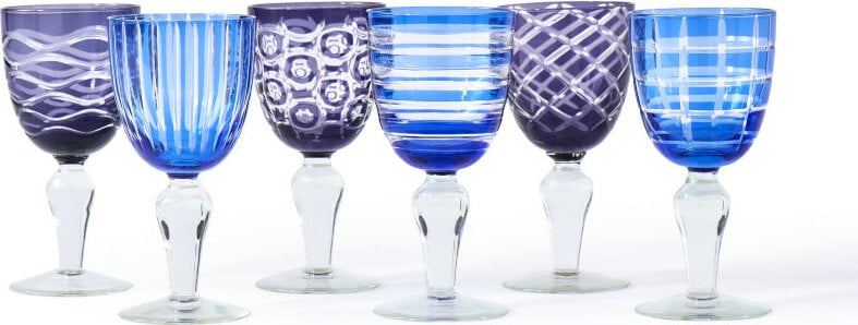 Cobalt Mix Weingläser 250 ml, 6 St.