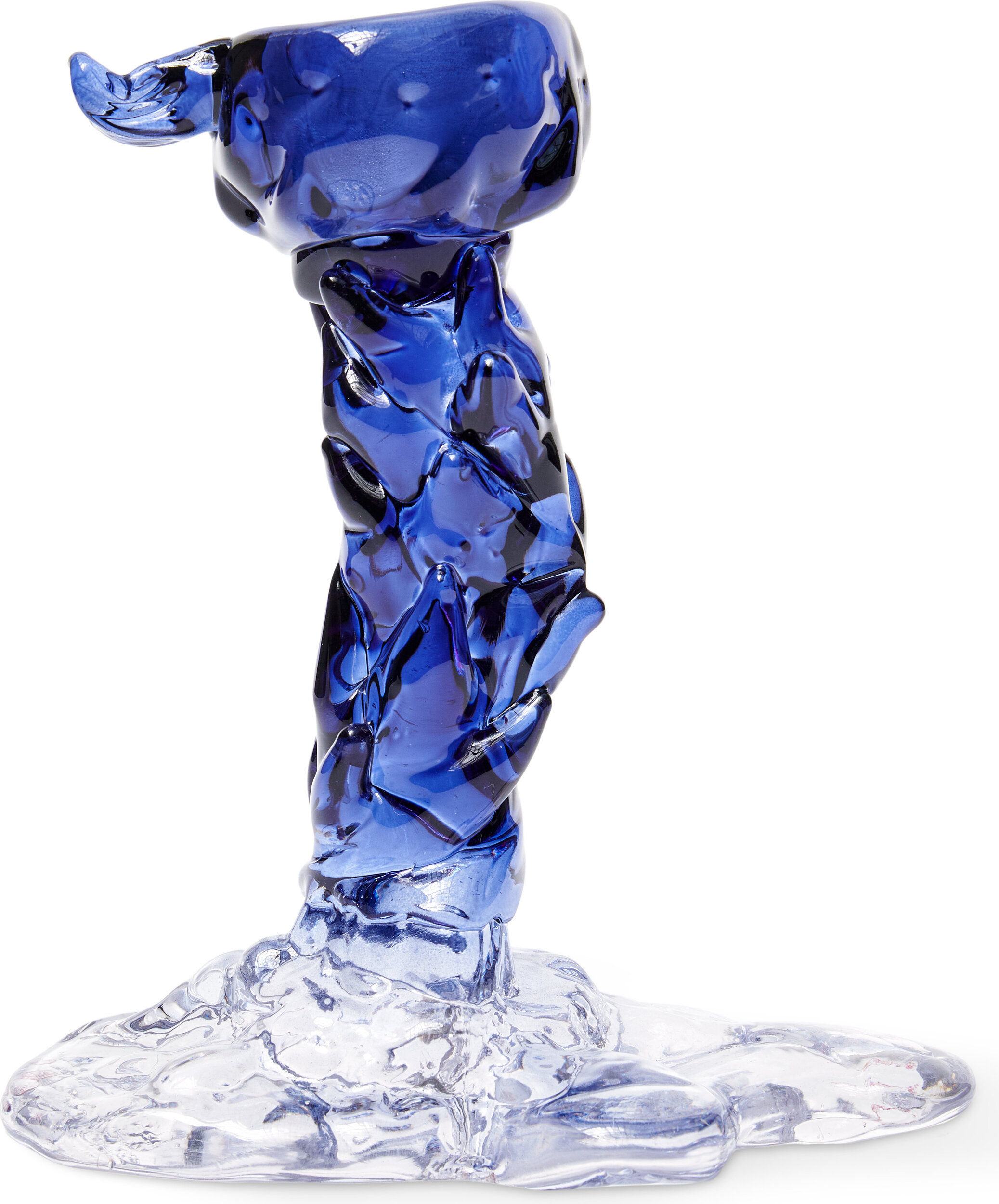 Drip Kerzenhalter für klassische Kerzen 14 cm, marineblau