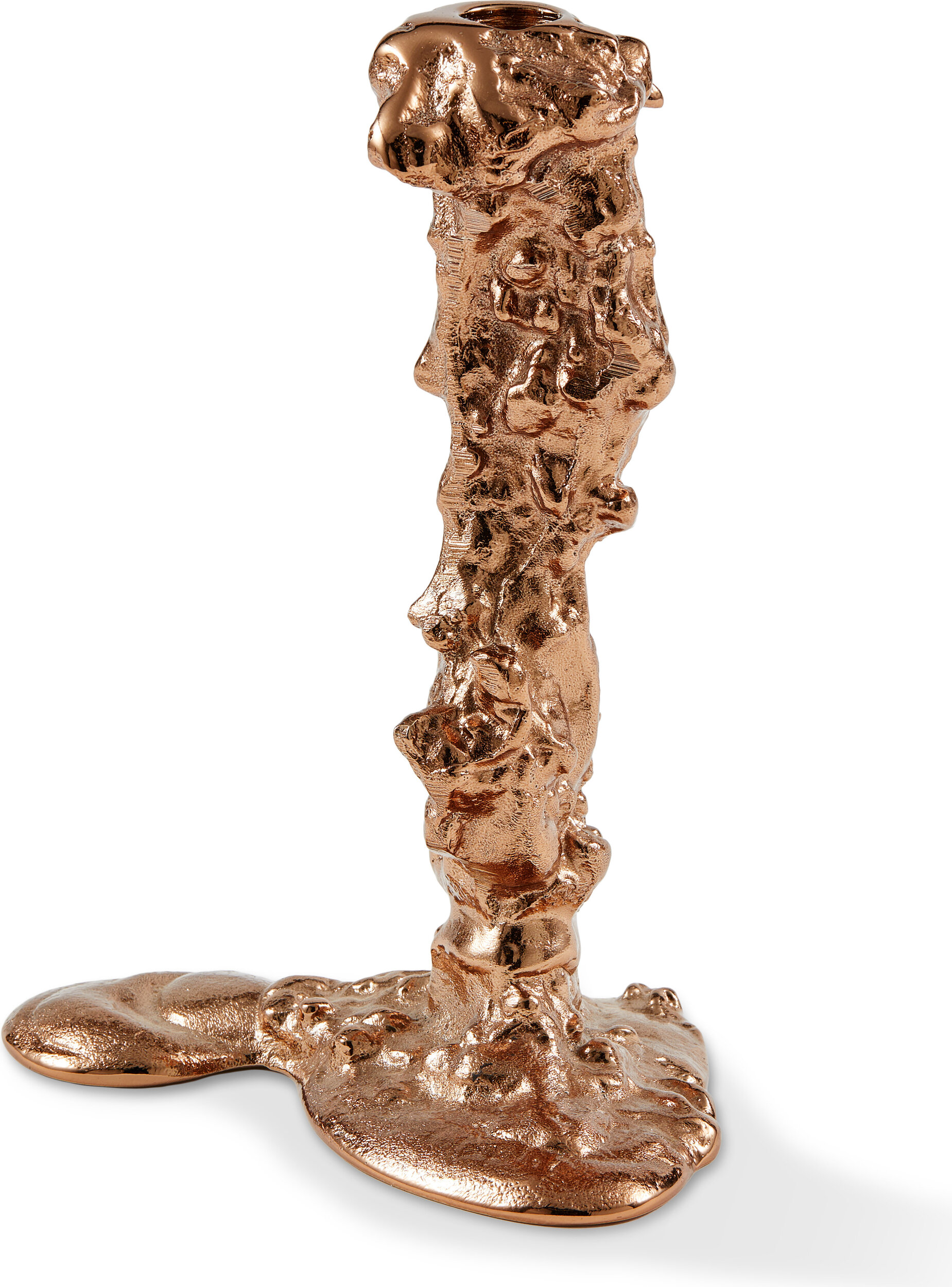 Drip Kerzenhalter für klassische Kerzen 25 cm, Roségold