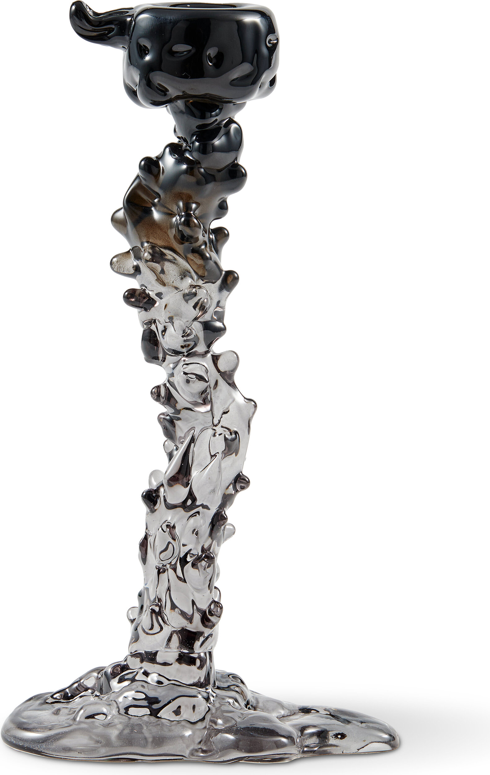 Drip Kerzenhalter für klassische Kerzen 25 cm, schwarz