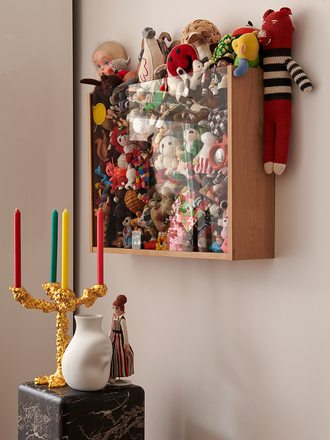 Drip Kerzenständer für klassische Kerzen, gold, vierarmig