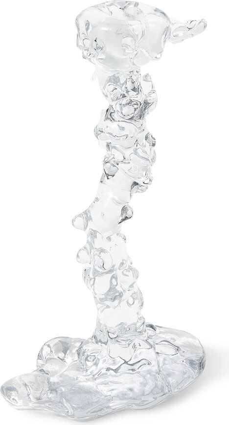 Drip ljusstake för klassiskt ljus L, transparent