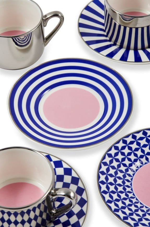 Espresso tasītes ar apakštasītēm Aunty 90 ml, 4 gab.
