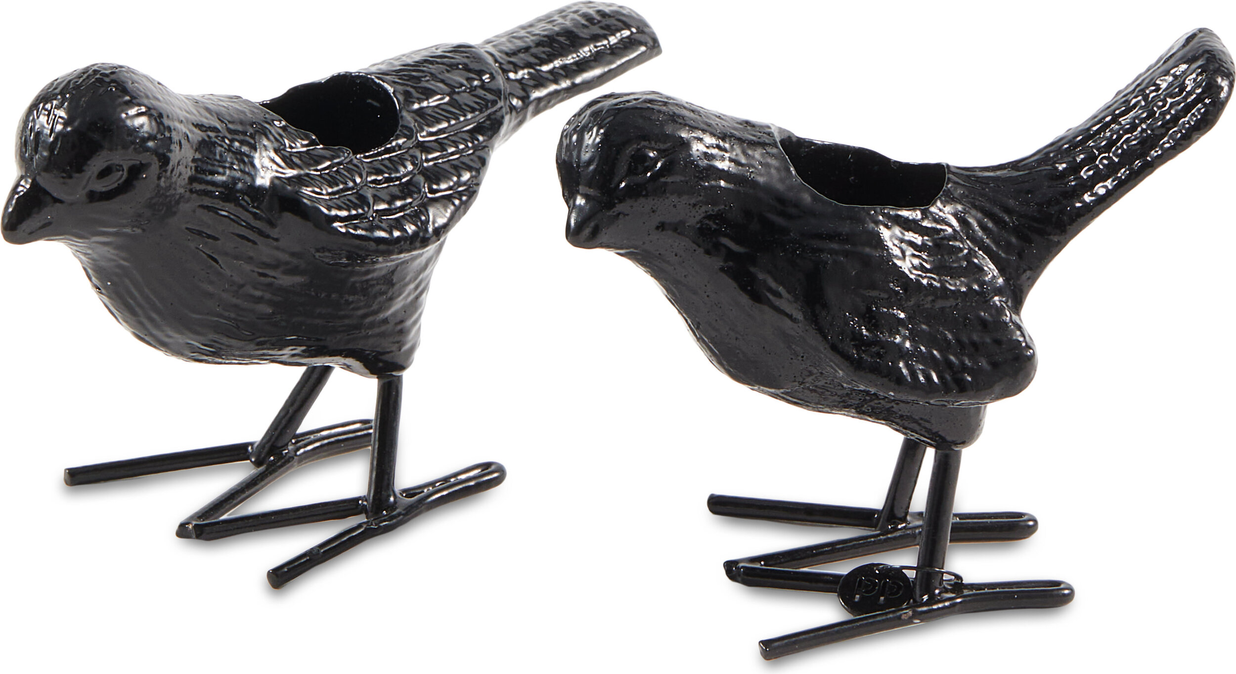 Flock Of Birds Kerzenhalter für klassische Kerzen, schwarz, 2 St.