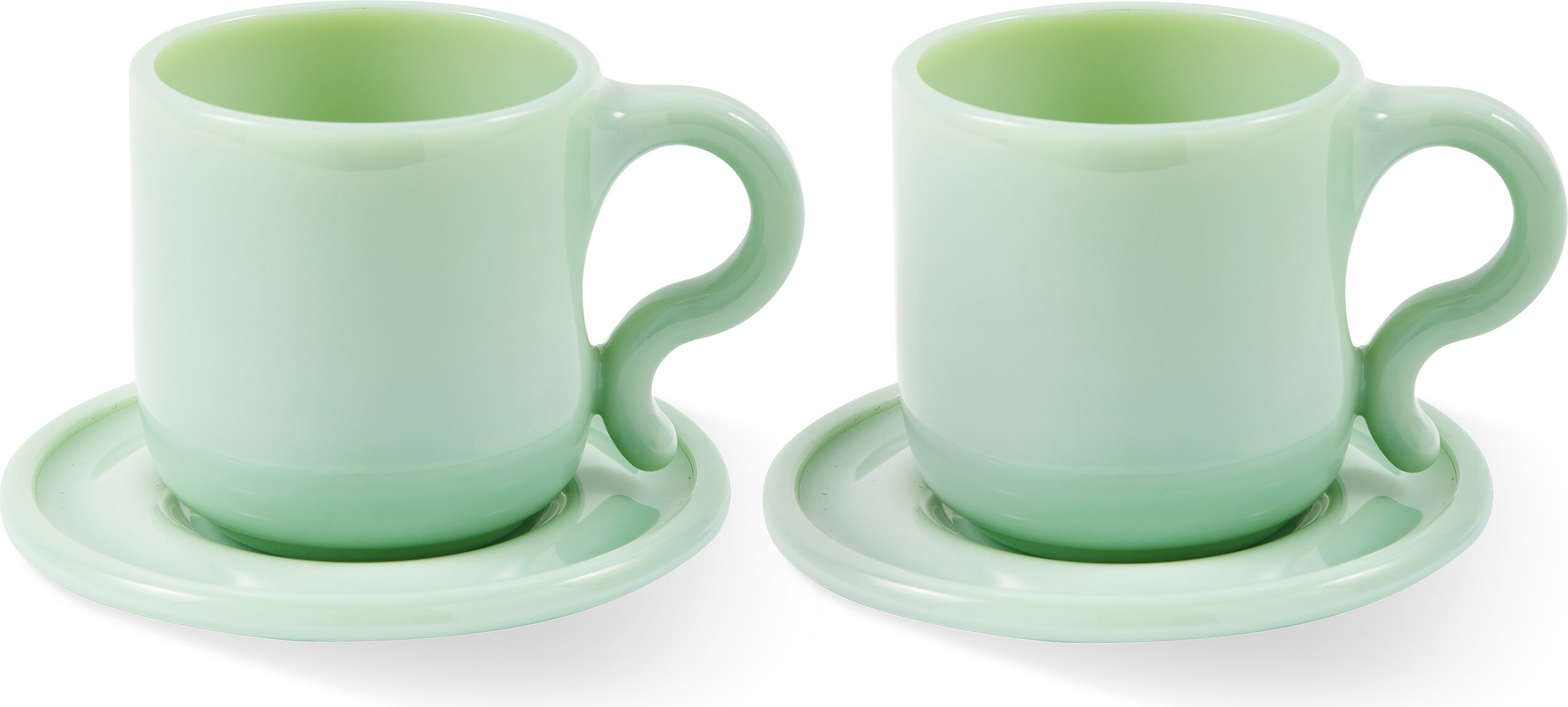 Gobi Cappuccinotassen, Jade, 2 St.